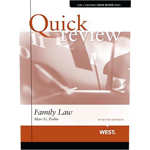 By Marc Perlin (Author) Format: Kindle Edition Sum and Substance Quick Review of Family Law, 7th (Quick Review Series)