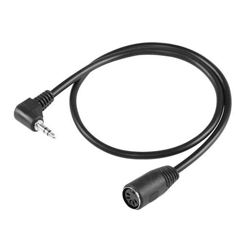 SinLoon 5-Pin DIN Female Cable, 5 Pin Din to 90 Degree 3.5mm(1/8in) TRS Male Jack Stereo Audio Cable for B & O System Playing Musical Instrument Signal Output 1.6FT (0.5m 5-PIN F)