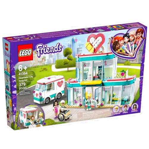 LEGO Friends Heartlake City Hospital 41394 Best Doctor Toy Building Kit, Featuring Friends Character Emma (379 Pieces)