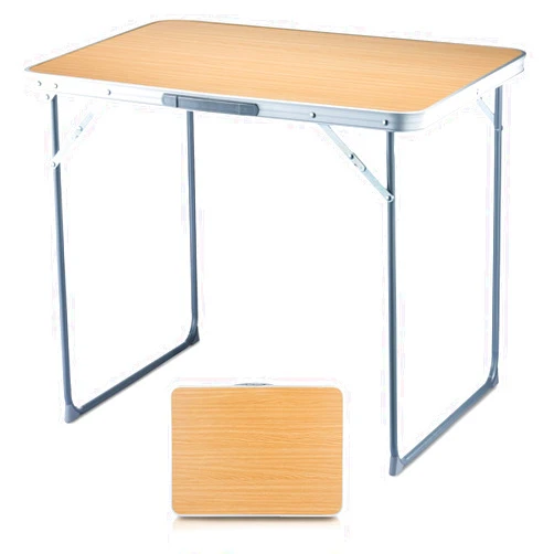 FUNDANGO Camping Table 2 FT Folding Table Portable Picnic Table, Card Table Foldable Lightweight with Carry Handle for Outdoor Hiking Camp BBQ Beach Backyard