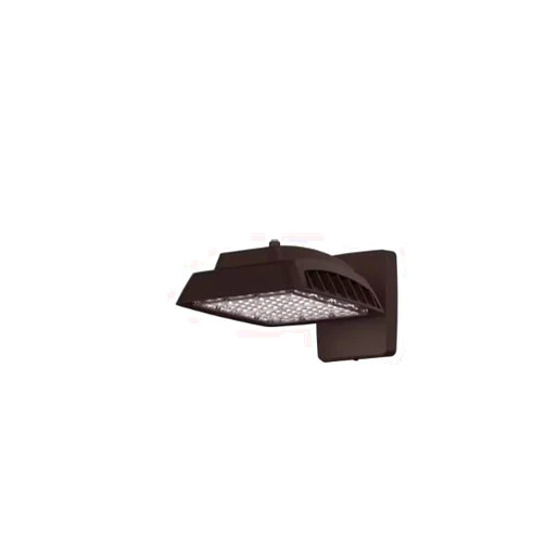 Generic 64-Watt Bronze Outdoor Integrated LED Commercial Wall Mount Area Light, 8640 Lumens