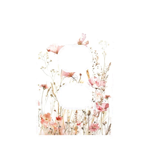 Rcaryponeatra Boho Floral Watercolor Pink Wildflower Butterfly Outlet Covers 1 Gang Duplex Light Switch Cover Decorative Switch Plates Electrical Receptacle Faceplate Wall Plate for Bedroom Living Room Decor