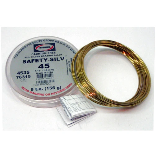 LHUOKTDM Replacement for 76315 Harris Safety-Silv 45 45% Silver Solder Brazing Alloy 5 Troy Ounce