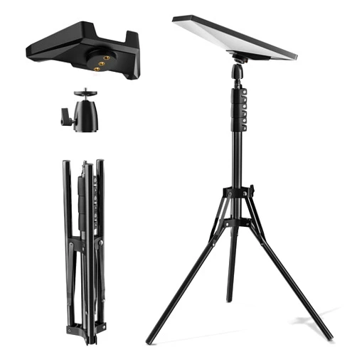 UBeesize Starlink Mini Tripod Mount, Adjustable Height and Angle Tripod Mounting kit with Pipe Adapter Compatible with Starlink Mini Satellite for Camping and RV Travel