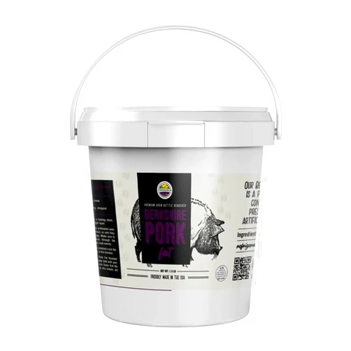 Cornhusker Kitchen Premium Rendered Tub 1.5lbs (Berkshire Pork Fat)
