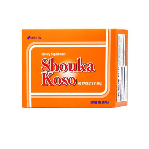 Grace nnvg Umeken Shouka Koso Digestive Enzymes from Fermented Vegetables and Grains, Enzyme Supplements, 2 Month Supply, 60 Packets