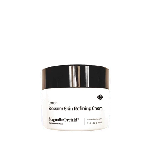 Magnolia Orchid Lemon Blossom Skin Refining Cream for All Skin Types, 3.4 Fl. Oz./100 ml