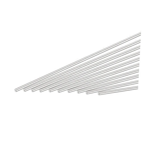 MECCANIXITY 304 Stainless Steel Round Rods Bar,1.6mm Diameter 100mm Length for Various Shaft DIY Craft Model Car Plane Ship Pack of 10