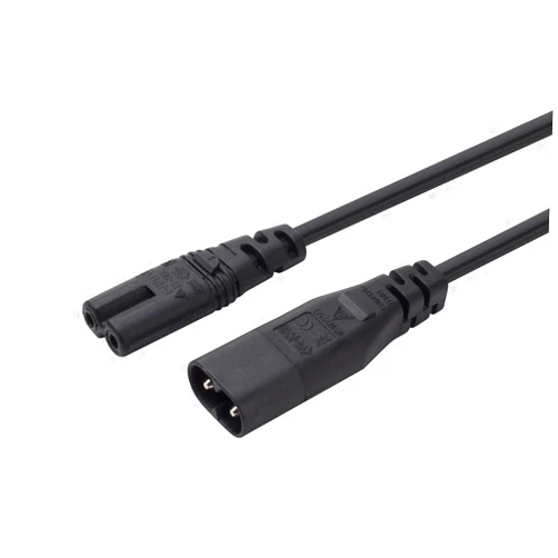 YEKELLA IEC 60320 C8 Plug to C7 Receptacle Male to Female Extension Power Supply Main Adapter Cable