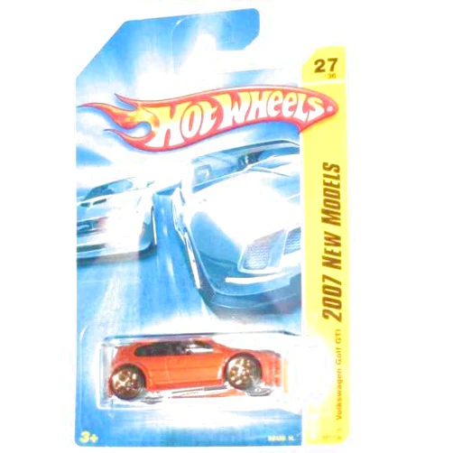 Hot Wheels 2007 New Models -#27 Volkswagen Golf GTI Dark Copper K-Mart Exclusive Collectibles Collector Car #2007-27