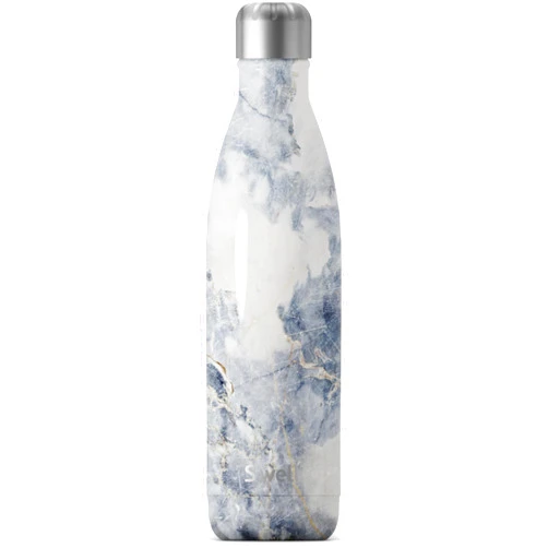 S'well Stainless Steel Water Bottle, 25oz, Blue Granite, Triple Layered Vacuum Insulated Containers Keeps Drinks Cold for 48 Hours and Hot for 24, BPA Free, Perfect for On the Go