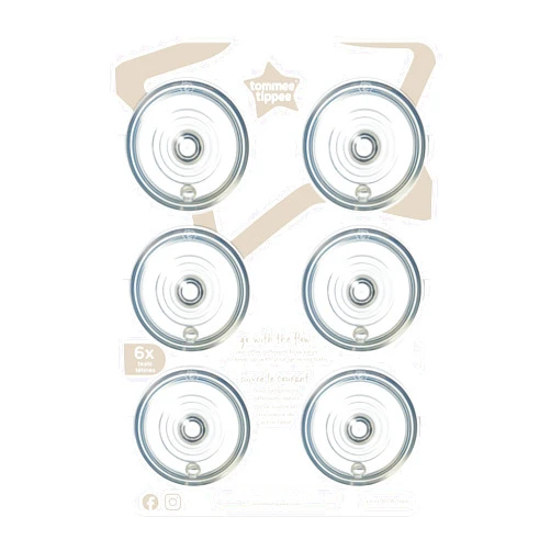 Tommee Tippee Natural Start Baby Bottle Nipples, Fast Flow, 6+ Months, Breast-Like for a Natural Latch, Anti-colic Valve, Soft Silicone, Pack of 6