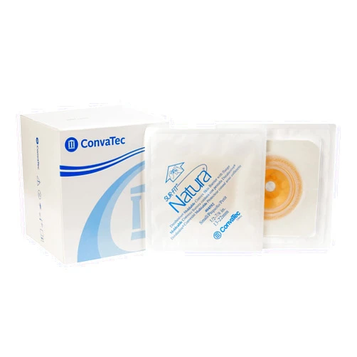 ConvaTec SUR-FIT Natura Durahesive Moldable Convex Skin Barrier with Flange - Flange Size: 1 3/4- Mold to Fit: 1/2to 7/8- Box of 10