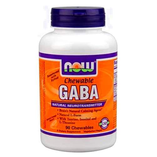 NOW- GABA 250 mg 90 chewtabs