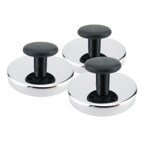 Master Magnetics Round Base Magnets with Knob - 2.04