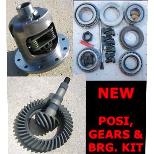 Yukon Gear GM 55-64 Chevy Drop-Out Third Member Rearend Eaton Style Posi, Gear, Bearing Kit Package (4.11)