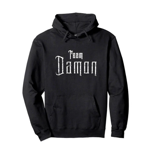 Team Damon Vampire Pullover Hoodie