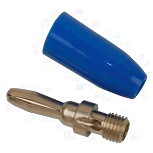 Johnson - Cinch Connectivity Banana Plug, 15A, Solderless, Blue - 108-0310-001