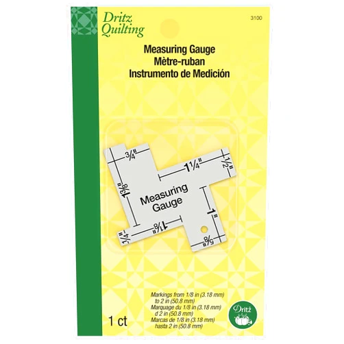 Generic Dritz 14 in 1 Measuring Gauge (2 Pack) - Silver Aluminum Ruler - 5.5 Inches