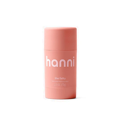 HANNI Fatty Body Moisturizer Stick with Fatty Acids, Travel Size Friendly Solid Lotion for Plumping and Hydration, Fragrance-Free and Safe for Sensitive Skin, 2.5 oz