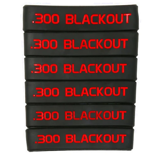 Aolamegs 300 Blackout Magazine Marking Band 6 Pack