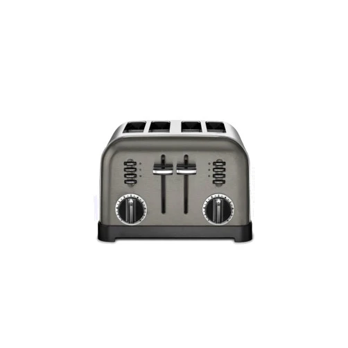 Cuisinart CPT-180BKS Classic 4-Slice Toaster, Black/Stainless Steel