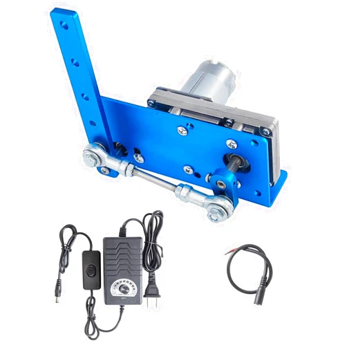 JQDML DIY Design DC 24V Reciprocating Swing Motor, 20-120 Degrees Adjustable Speed 90rpm for Dynamic Advertising Design and Experiment (24V, 90RPM)