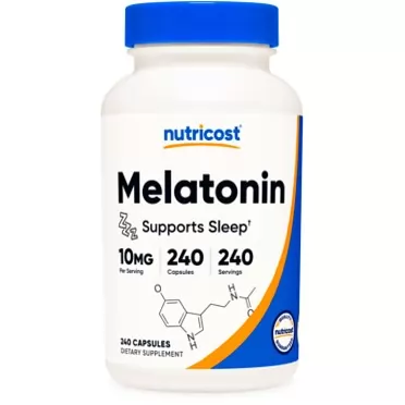 Nutricost Melatonin 10mg, 240 Capsules, Non-GMO & Gluten Free