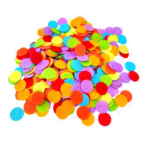 Mybbshower 1 Inch Rainbow Circle Crepe Paper Confetti Colorful Round Dots Table Confetti for Birthday Wedding Baby Shower Birthday Party Decorations 1000 Count