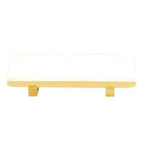 Helen's Asian Kitchen Sushi Plate Tray and Serving Board, Natural Bamboo, 9.5 x 6-Inches