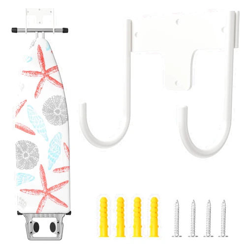ORLESS Ironing Board Holder Wall Mount, Ironing Board Hanger, Ironing Board Holder, Iron Board Hook Wall Mount, for Laundry Rooms 5 Inch