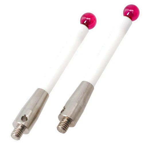 PETSTIBLE 2Pack CMM Test Probes Stylus for Renishaw A-5000-3709 CMM Probe Stylus - 50mm Ceramic Stem and 6mm Ball Diameter - High Precision Measurements(2Pack)