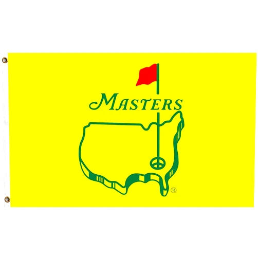 Salmophy Masters Tournament Flag Augusta National Golf Poster Tapestry 3x5ft for College Dorm Room Bedroom Wall Decor - Indoor and Outdoor Funny Party Banner Gift Yellow