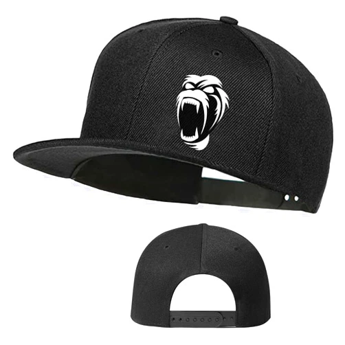 Tijeyi Horror Skull Hat Snapback Hat for Men Women Black Adjustable Classic Adult Baseball Cap Flat Bill Hip Hop Cap
