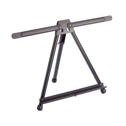 KINGART 744 Adjustable Black Aluminum Table Top Display Easel with Extension Arm Wings -15