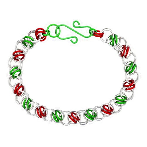 Weave Got Maille Holiday Road Acute Helm Chainmaille Bracelet Kit