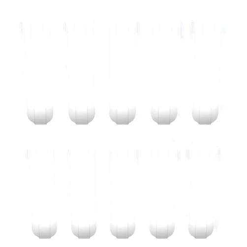 EQUTY BAYMERS 10 Pcs 30mm(1.18 inch) PTFE Magnetic Stirrer Mixer Stir Bar,White Color,Laboratory Bar,Stir Plate Bar,Stir Plate Magnet,Stir Rod Magnetic