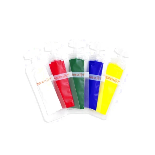 ImpressArt - Metal Stamp Enamel 5 Pack Set for Metal Stamping & Engraving DIY Jewelry Acrylic Ink (5 Pack)