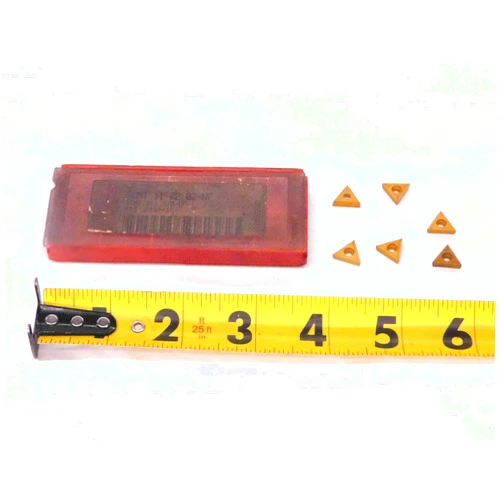 M & J Tooling LLC 6pcs SANDVIK COROMANT TCMT 11 02 02-UF 415 TiN Carbide Inserts TCMT 2(1.5) 0-UF - MW1663CM4