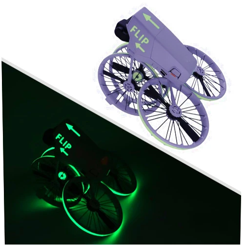 Generic for DJI Flip Stickers Set Drone Decals Skins, Luminous Stickers, Drone Night Flight Accessories (Light Green)