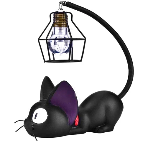 OVANUS Resin Cat Lamp, Kiki's Lamp, Kikis Delivery Night Light for Children Gift Toy Home Decor