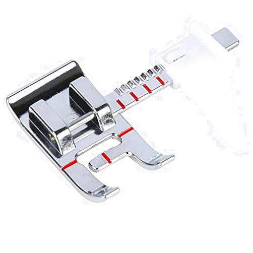 HONEYSEW Adjustable Guide Foot Snap On for Brother,Singer,Husky,Babylock,Kenmore,Janome,Elna