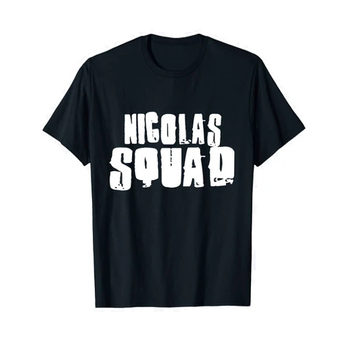 NICOLAS Designs By ShirtZilla Nicolas Squad T-Shirt Name Funny NICOLASS T-Shirt