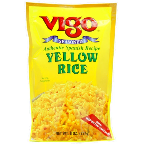Vigo Yellow Rice, 8-Ounce Bags (Pack of 12)