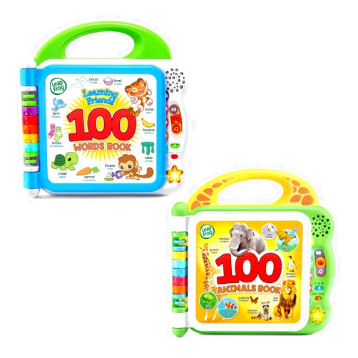 LeapFrog 100 Words and 100 Animals Book Set (Frustration Free Packaging)