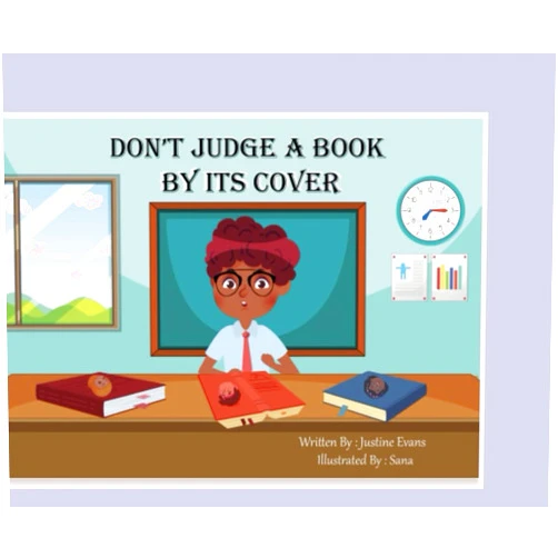 Justine Evans Dont judge a book by its cover