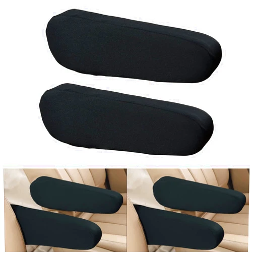 LUO YIYI Universal Fit Cloth Fabric Armrest Covers for Automotive Seats -Protect Your Elasticated Cover