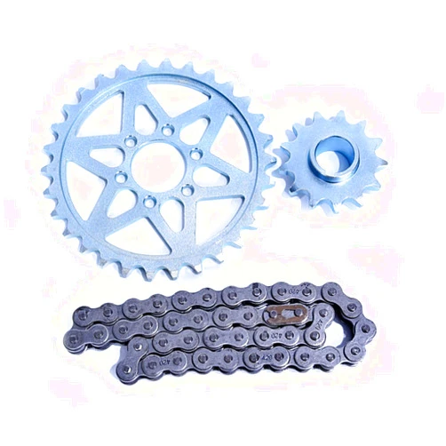 Generic Primary Drive Chain Sprocket Kit for Surron Light Bee X, 420 Chain Set Rear 30 Tooth Front 13 Tooth for Surron Dirt Bike SurRon Motorcycle Parts
