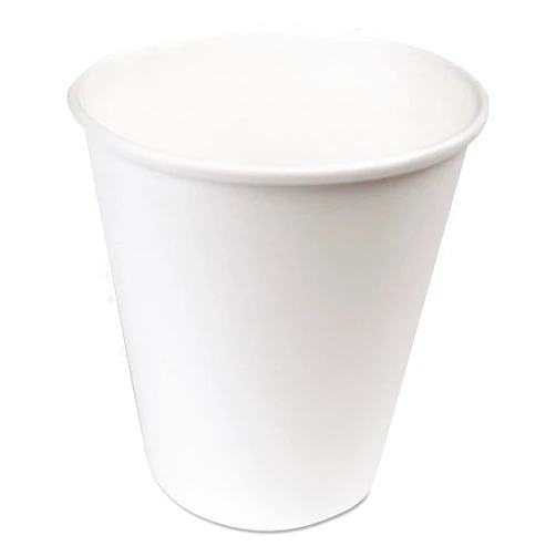 Boardwalk BWKWHT10HCUP 10 oz. Paper Hot Cups - White (20 Cups/Sleeve, 50 Sleeves/Carton)