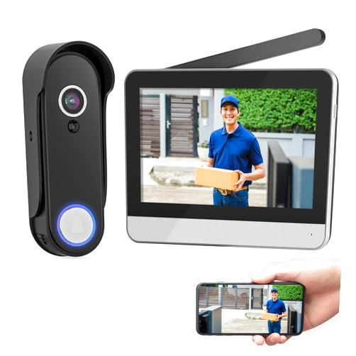 WISDOM VIEW Wireless Smart Video Doorbell System,7